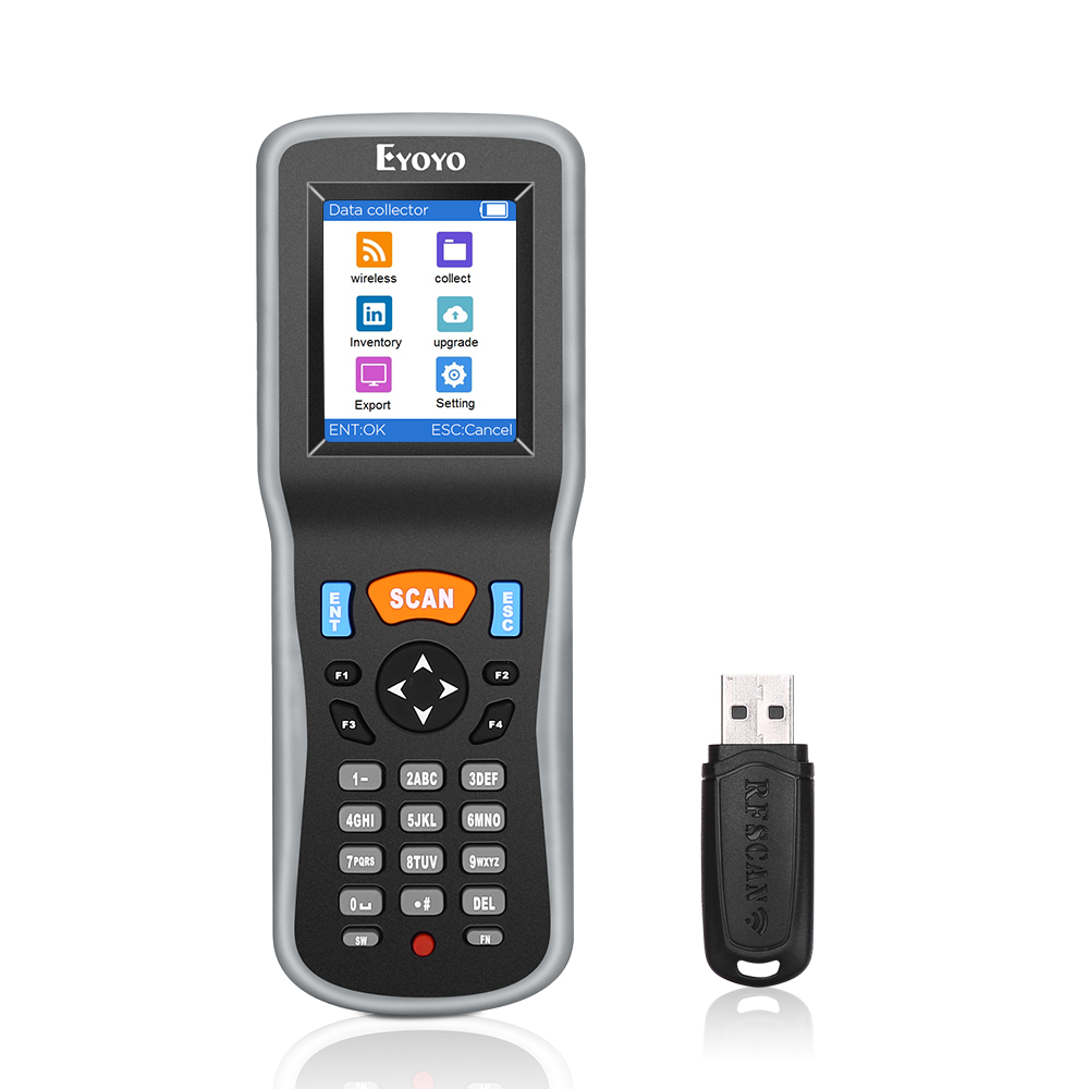 Barcode Scanner Wireless - Eyoyo 1D беспроводной сканер штрих-кода ручной