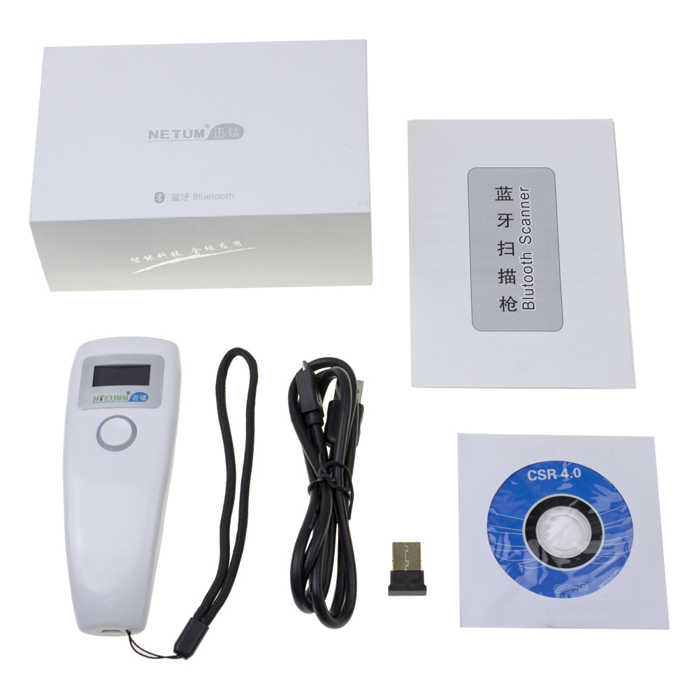 Barcode Scanner Wireless - Беспроводной 2D-сканер штрих-кодов Z2S Blue Tooth