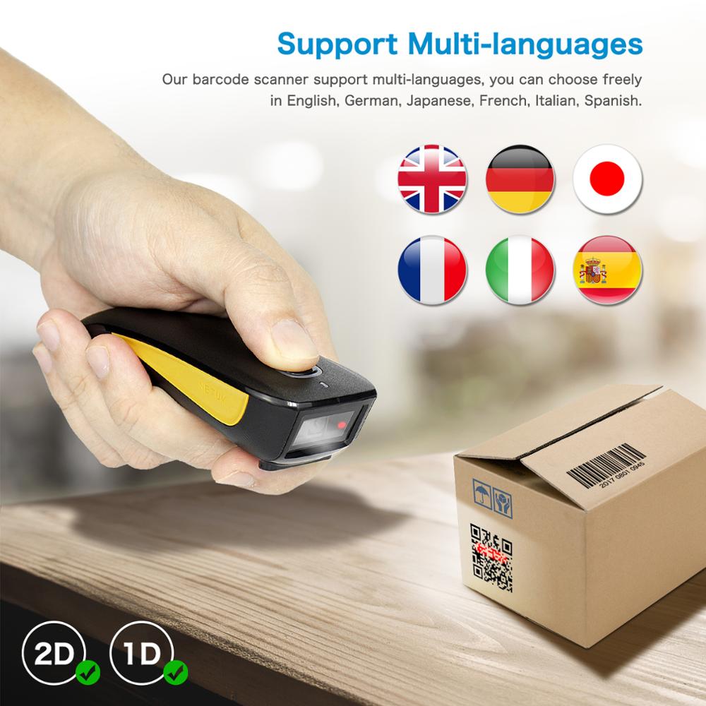 NETUM C750 Bluetooth 2D сканер – обзор и цена Barcode Scanner Wireless