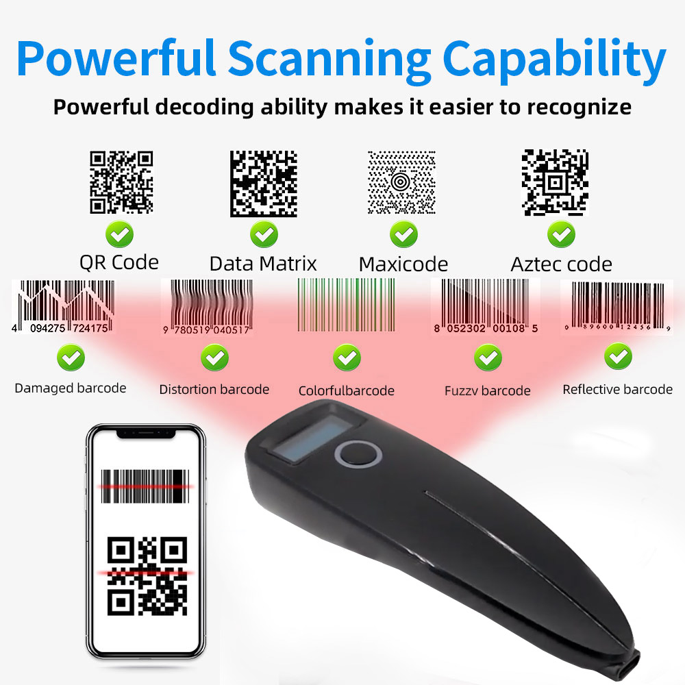 Сканер штрих-кода Беспроводной – обзор и цена Barcode Scanner Wireless