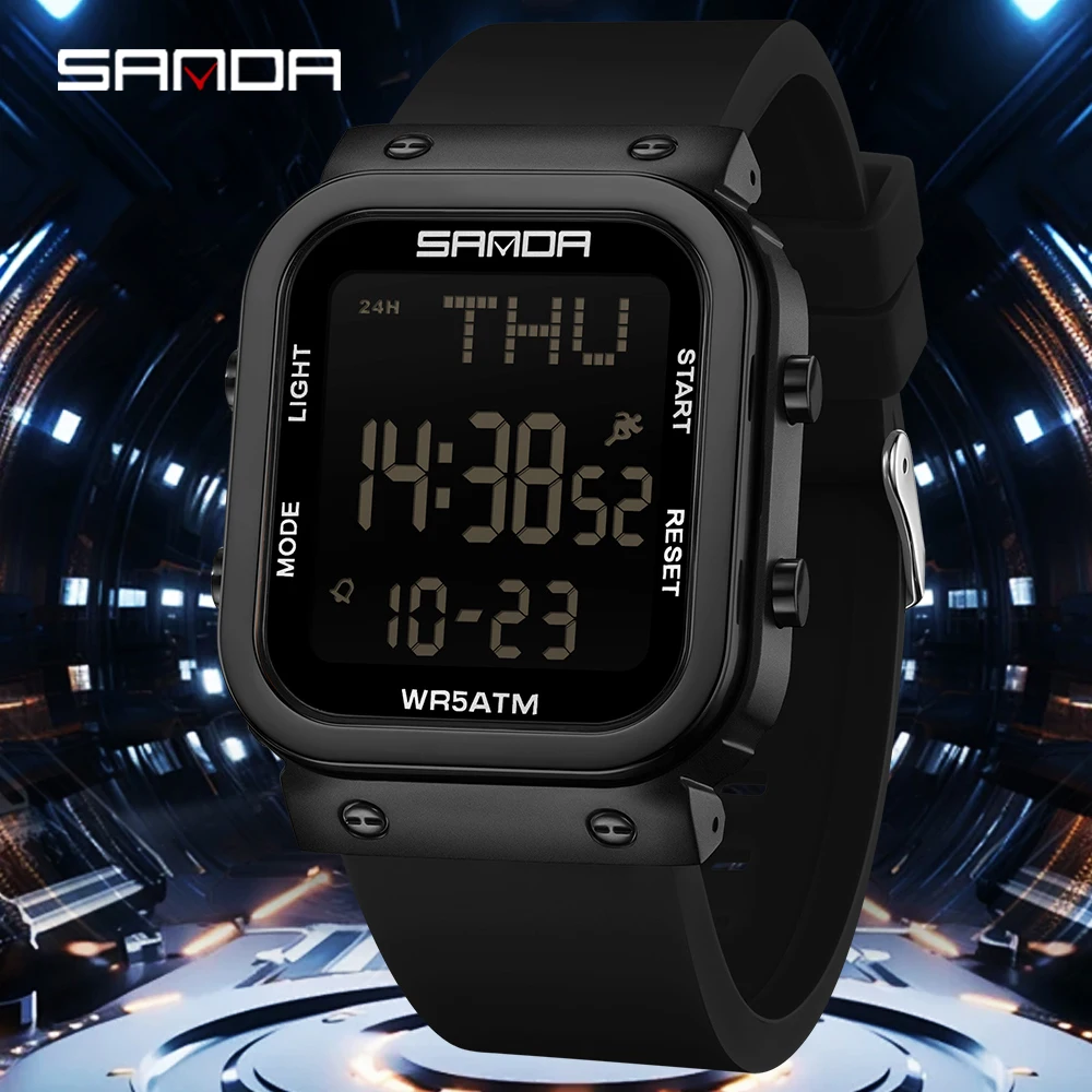 Цифровые часы SANDA, мужские в – обзор и цена Electronics Gadgets For Men