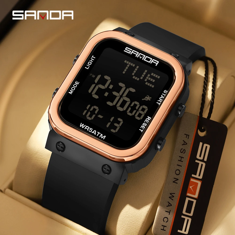 Цифровые часы SANDA, мужские в – обзор и цена Electronics Gadgets For Men