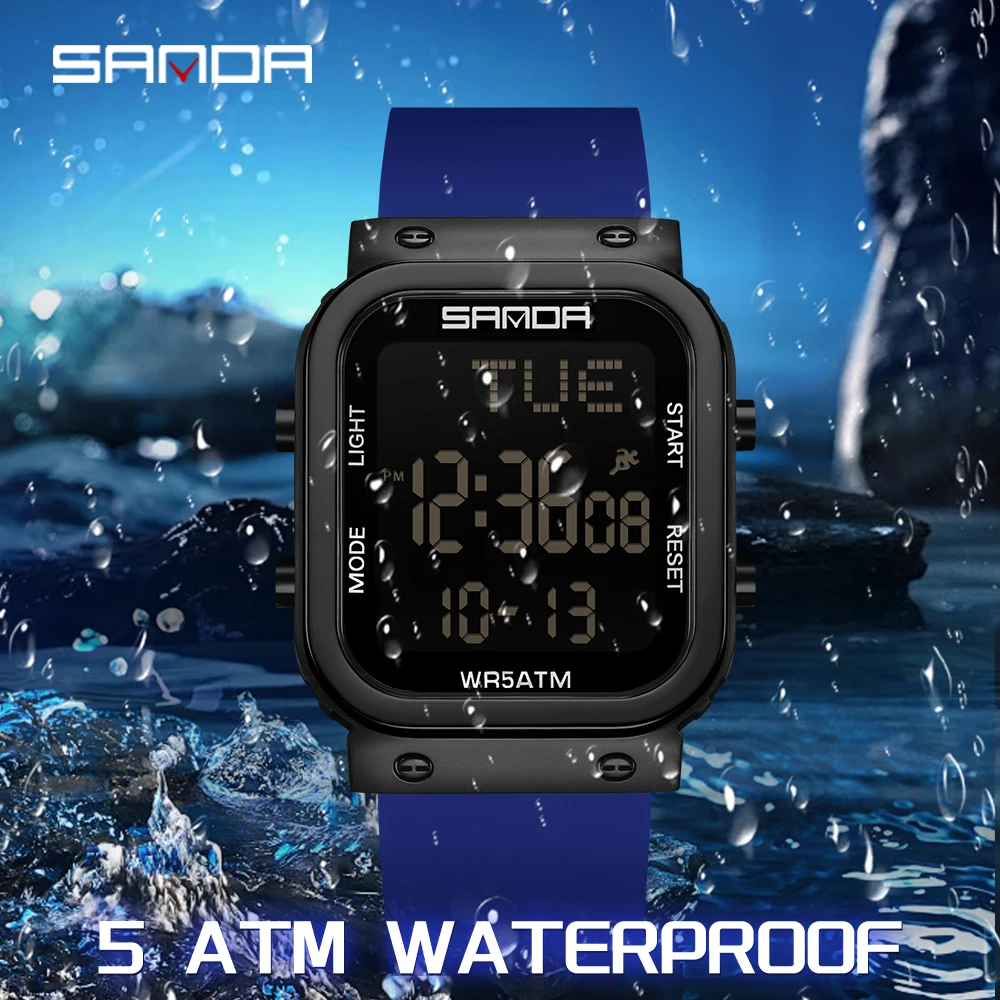 Цифровые часы SANDA, мужские в – обзор и цена Electronics Gadgets For Men