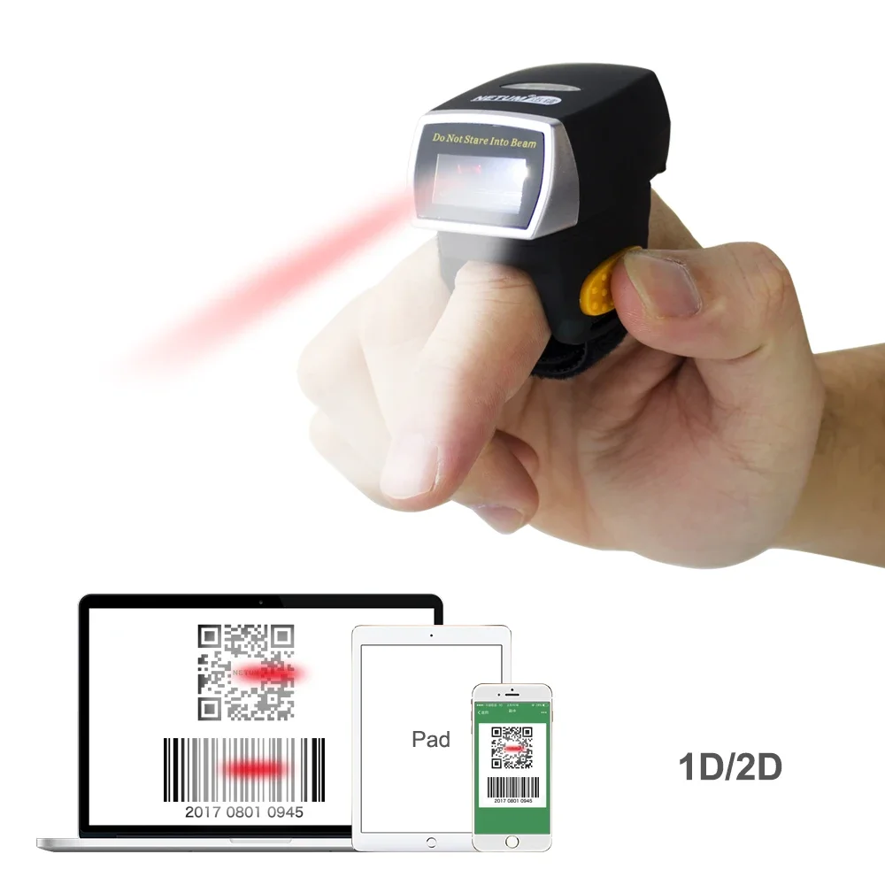 НОВЫЙ Мини-сканер штрих-кодов  – обзор и цена Barcode Scanner Wireless