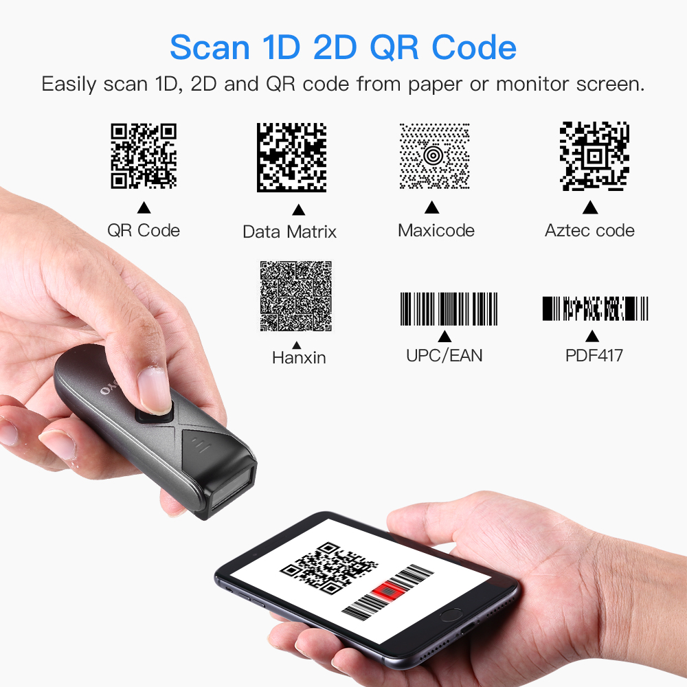 Сканер штрих-кода Eyoyo 2D, US – обзор и цена Barcode Scanner Wireless